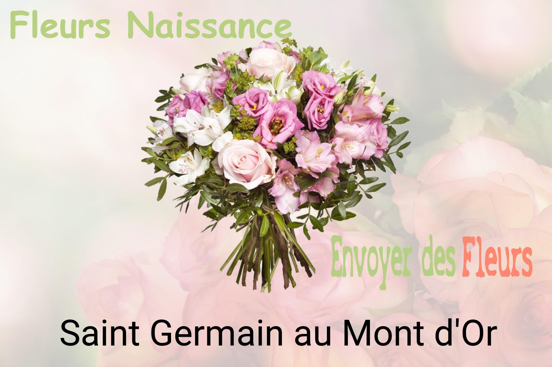 Bouquet de fleurs de naissance livré à Saint-Germain-au-Mont-d'Or