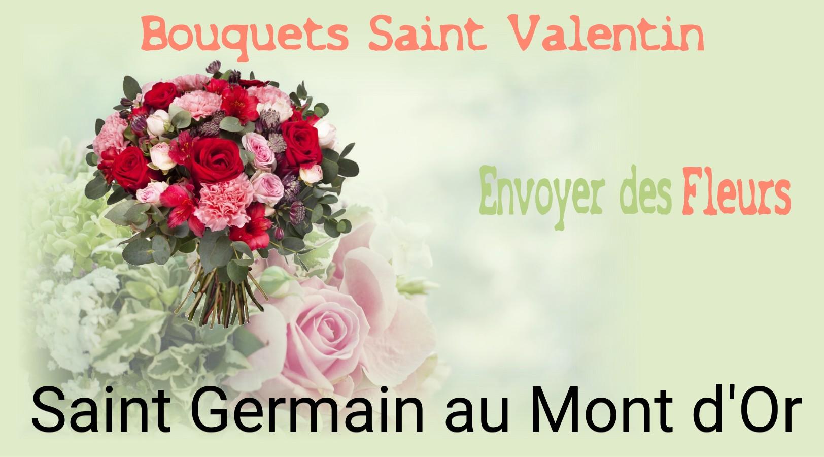 Roses de Saint-Valentin livrées à Saint-Germain-au-Mont-d'Or